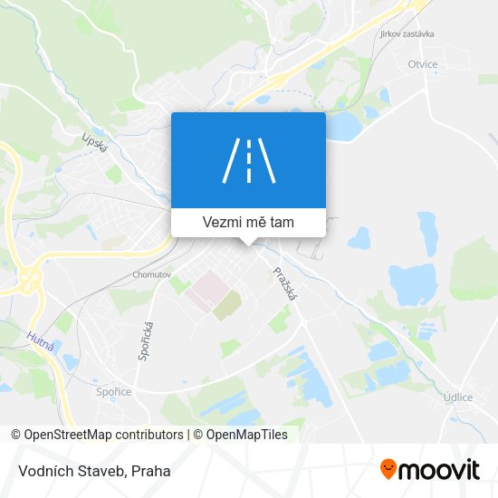 Vodních Staveb mapa