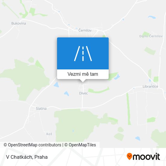 V Chatkách mapa