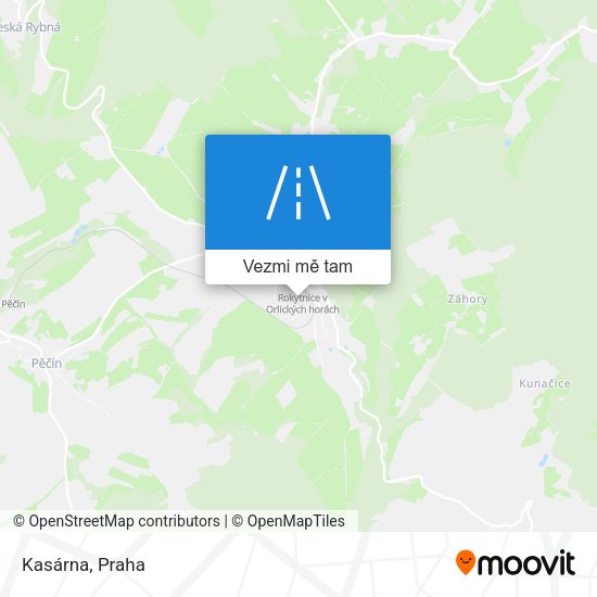 Kasárna mapa