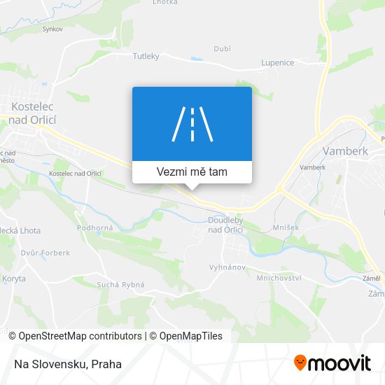 Na Slovensku mapa