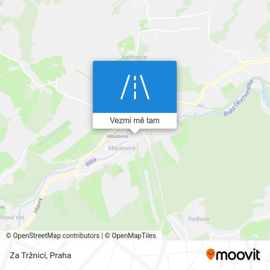 Za Tržnicí mapa