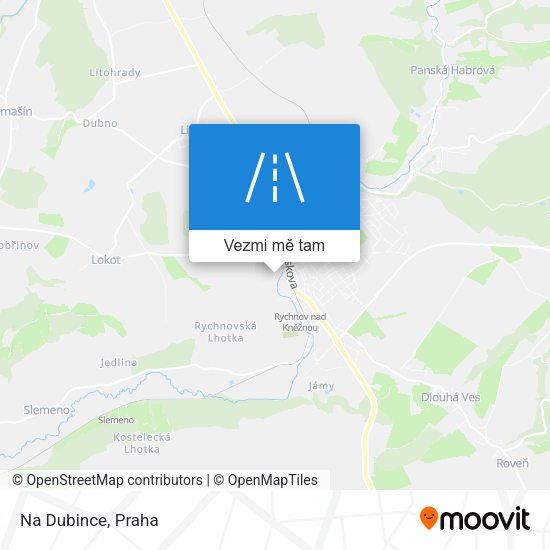 Na Dubince mapa