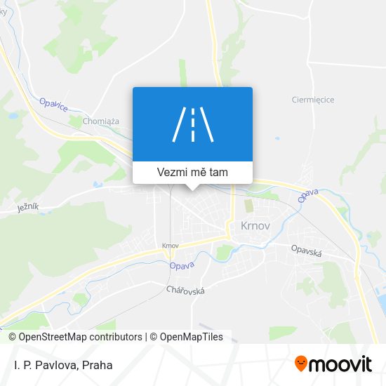 I. P. Pavlova mapa