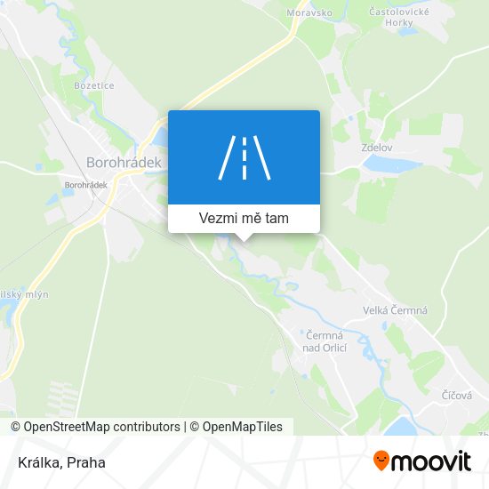 Králka mapa