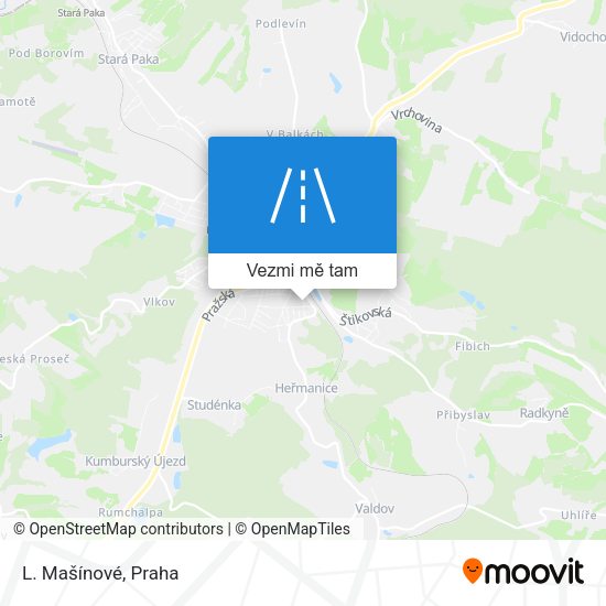 L. Mašínové mapa