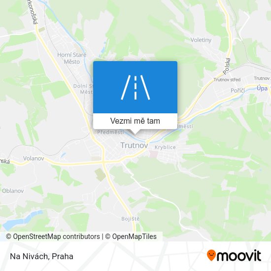 Na Nivách mapa