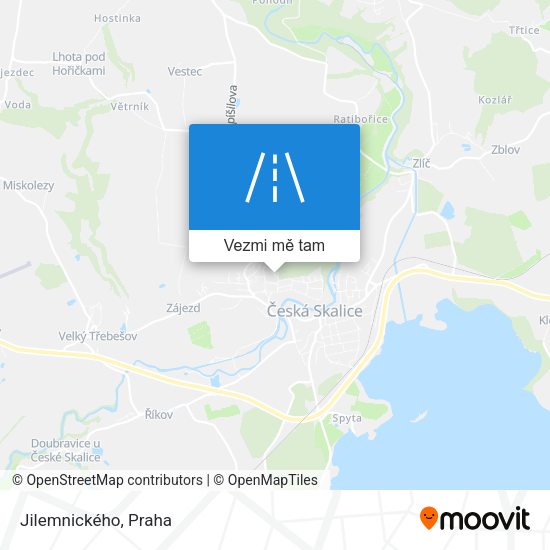 Jilemnického mapa
