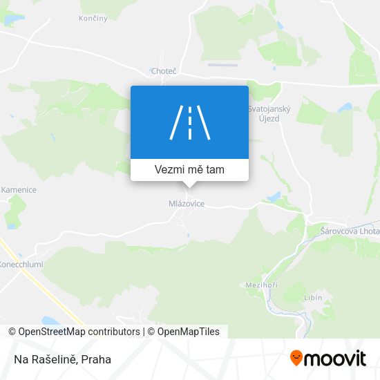 Na Rašelině mapa