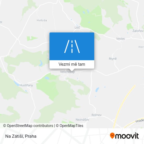Na Zátiší mapa
