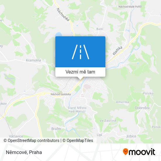 Němcové mapa