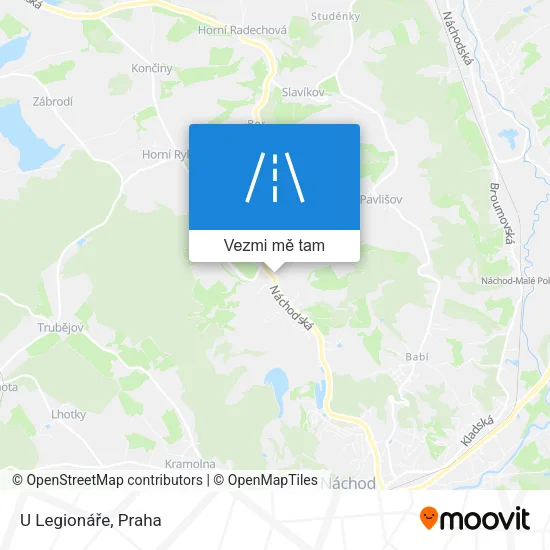 U Legionáře mapa
