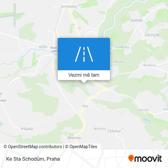 Ke Sta Schodům mapa