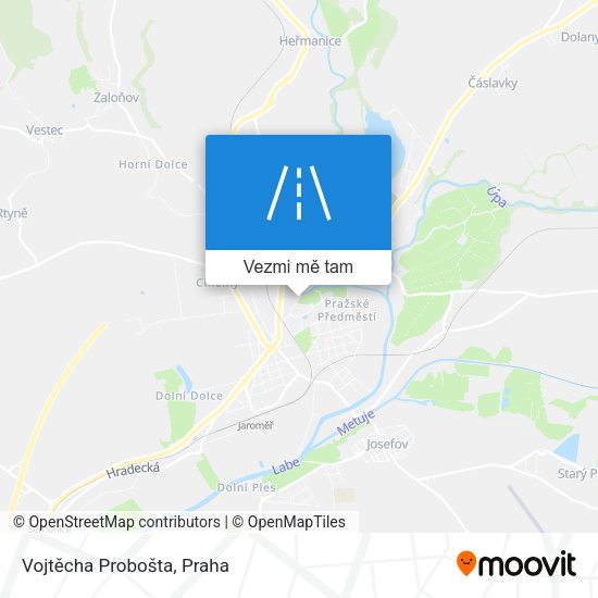 Vojtěcha Probošta mapa