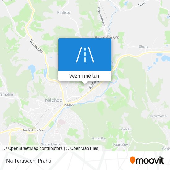Na Terasách mapa