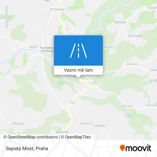 Sepský Most mapa