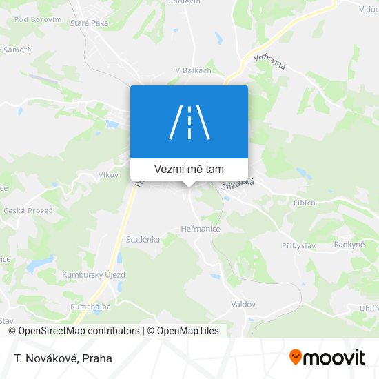 T. Novákové mapa
