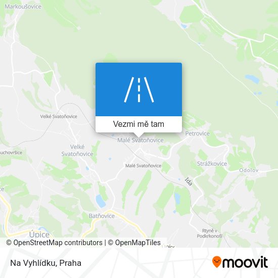 Na Vyhlídku mapa