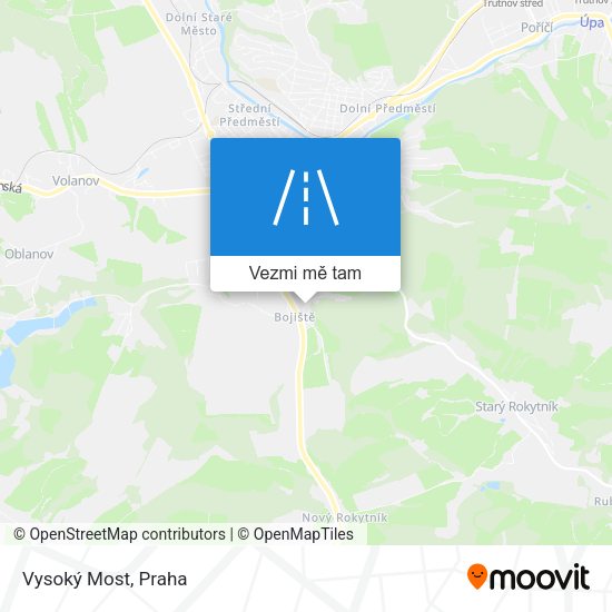 Vysoký Most mapa