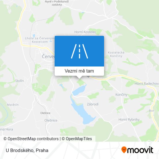 U Brodského mapa