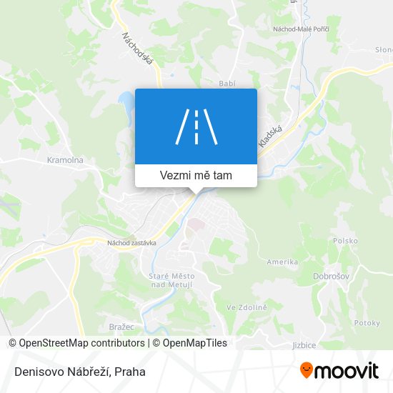 Denisovo Nábřeží mapa
