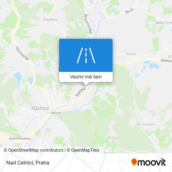 Nad Celnicí mapa