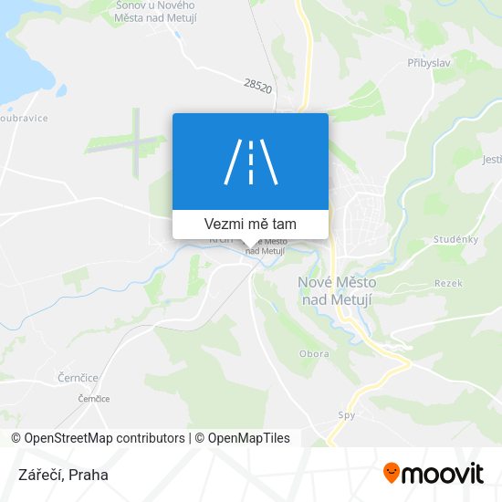 Zářečí mapa