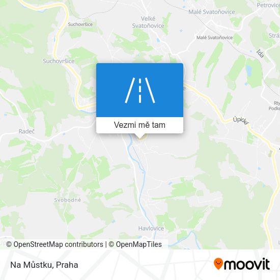 Na Můstku mapa