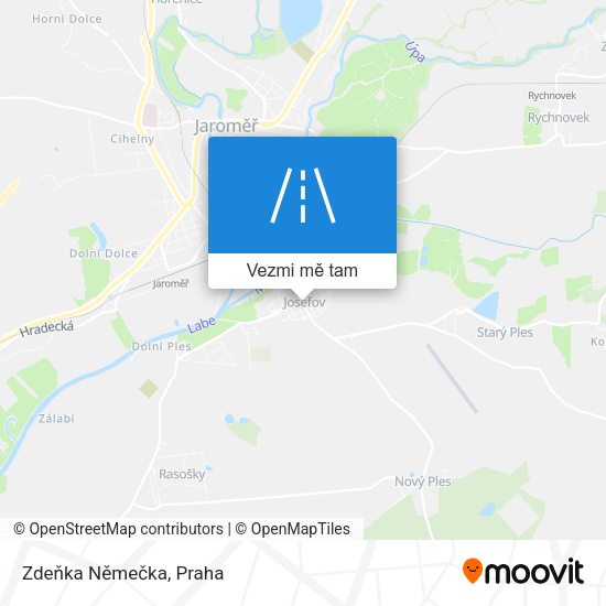 Zdeňka Němečka mapa
