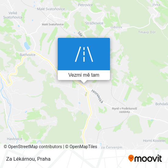 Za Lékárnou mapa