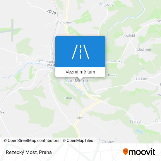 Rezecký Most mapa