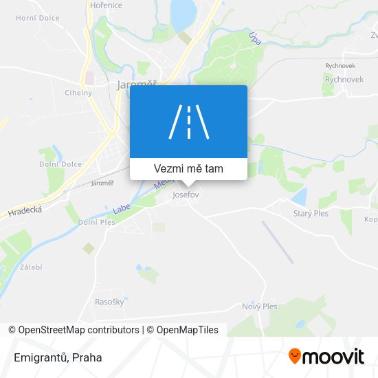 Emigrantů mapa