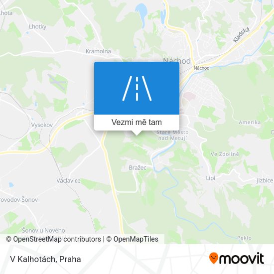 V Kalhotách mapa