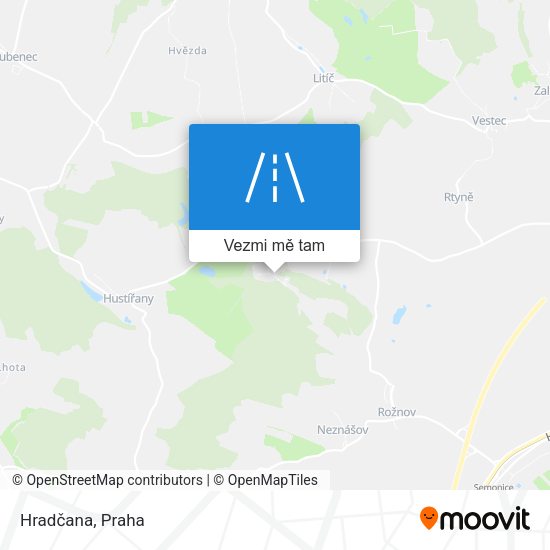 Hradčana mapa