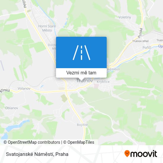 Svatojanské Náměstí mapa