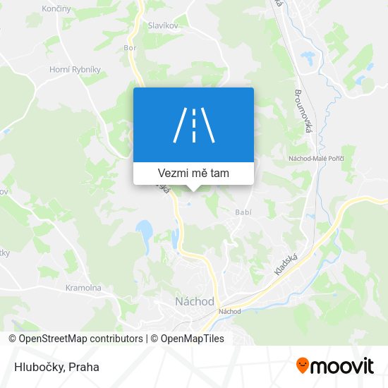 Hlubočky mapa