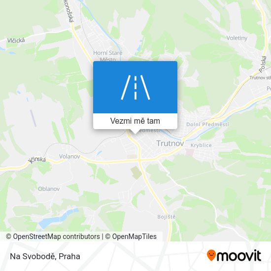 Na Svobodě mapa