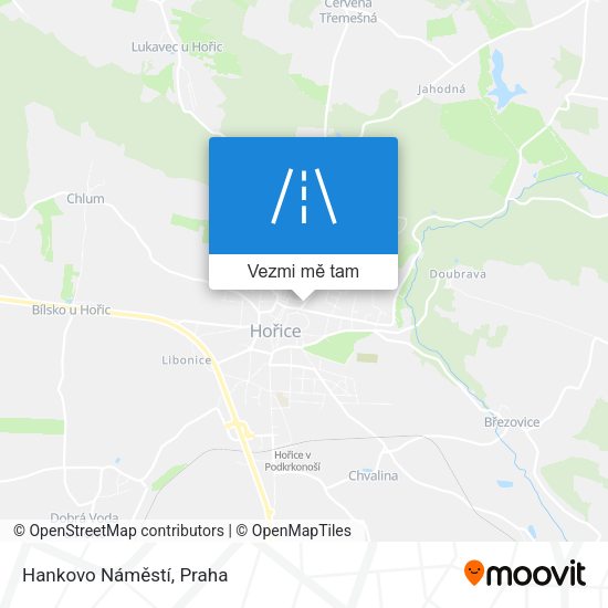 Hankovo Náměstí mapa