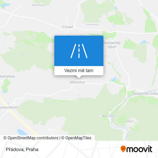 Přádova mapa