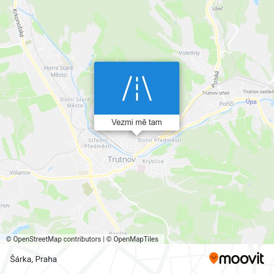 Šárka mapa