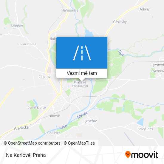 Na Karlově mapa