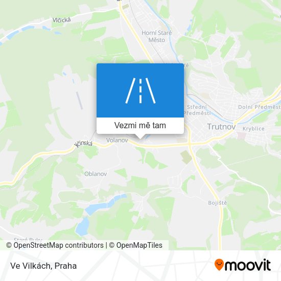 Ve Vilkách mapa