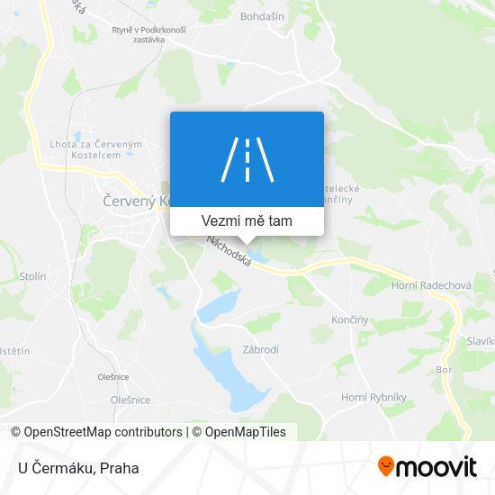 U Čermáku mapa