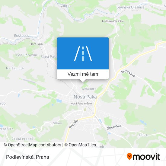Podlevínská mapa