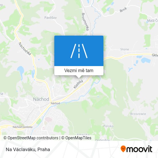 Na Václaváku mapa