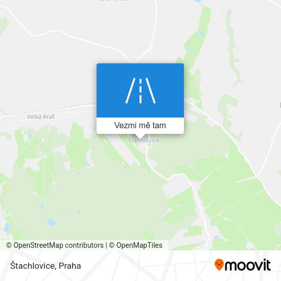 Štachlovice mapa