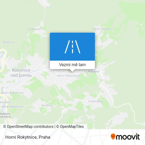 Horní Rokytnice mapa