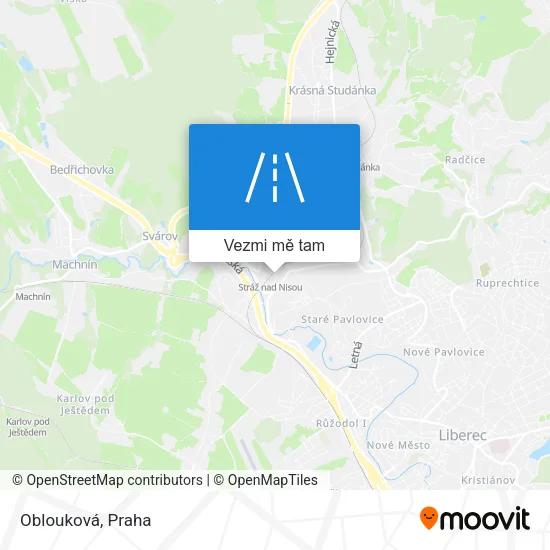 Oblouková mapa