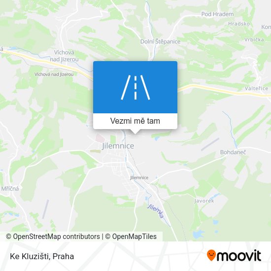 Ke Kluzišti mapa