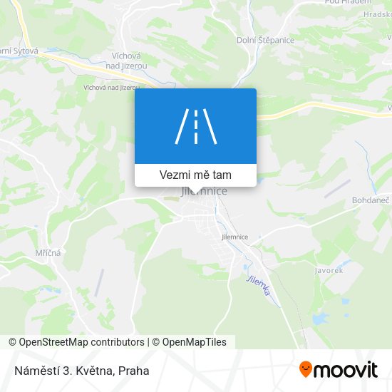 Náměstí 3. Května mapa