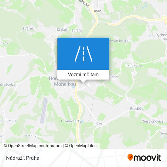 Nádraží mapa